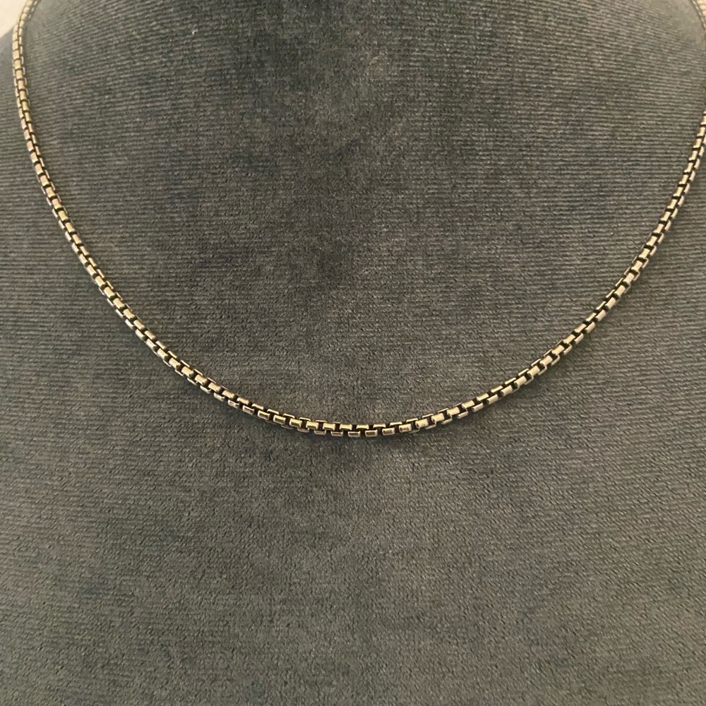 David Yurman Silver Chain Necklace - Picture 2 of 4